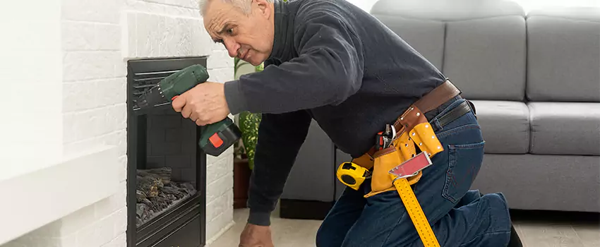 New Indoor Fireplace Installation in Sycamore, Illinois