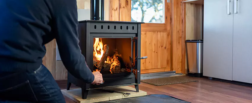 Open Hearth Wood Fireplace Installation in Sycamore, IL