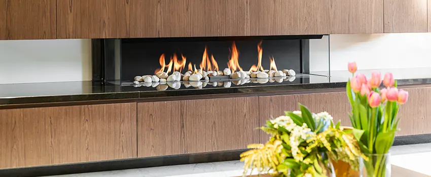 Double-height Fireplace Design Refurbishment in Sycamore, Illinois